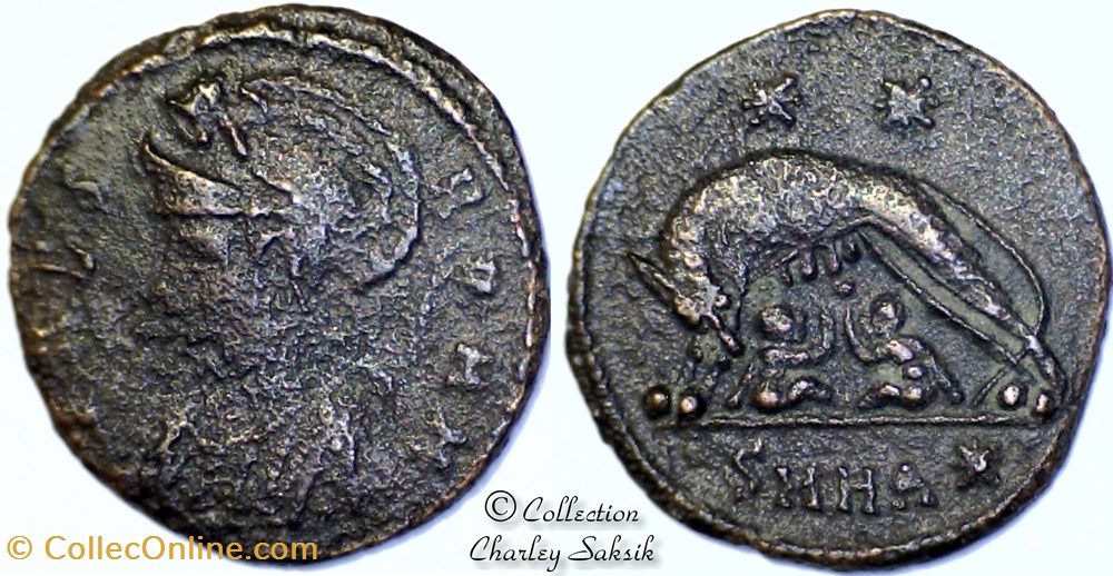 URBS ROMA - Héraclée monnaies antiques romaines republicaines imperiales urbs roma heraclee