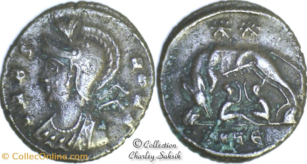 URBS ROMA - Héraclée monnaies antiques romaines republicaines imperiales urbs roma heraclee