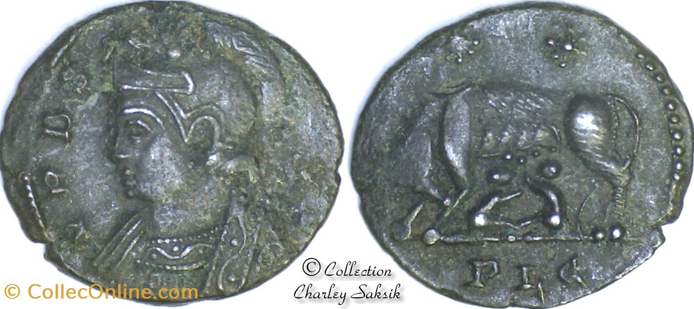 URBS ROMA - Lyon monnaies antiques romaines republicaines imperiales urbs roma lyon
