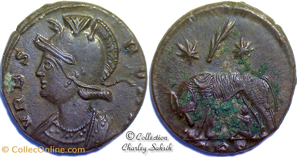 URBS ROMA - Trèves monnaies antiques romaines republicaines imperiales urbs roma treves
