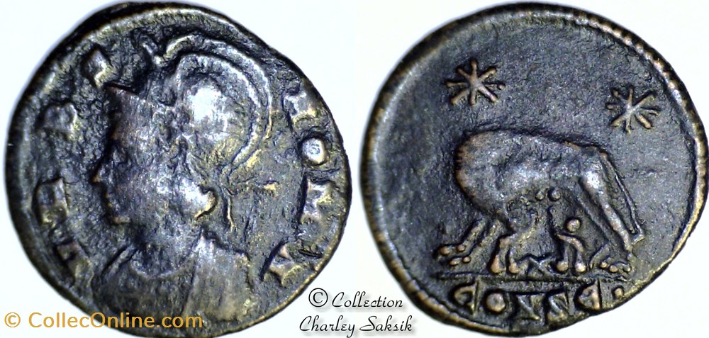 URBS ROMA - Constantinople monnaies antiques romaines republicaines imperiales urbs roma constantinople