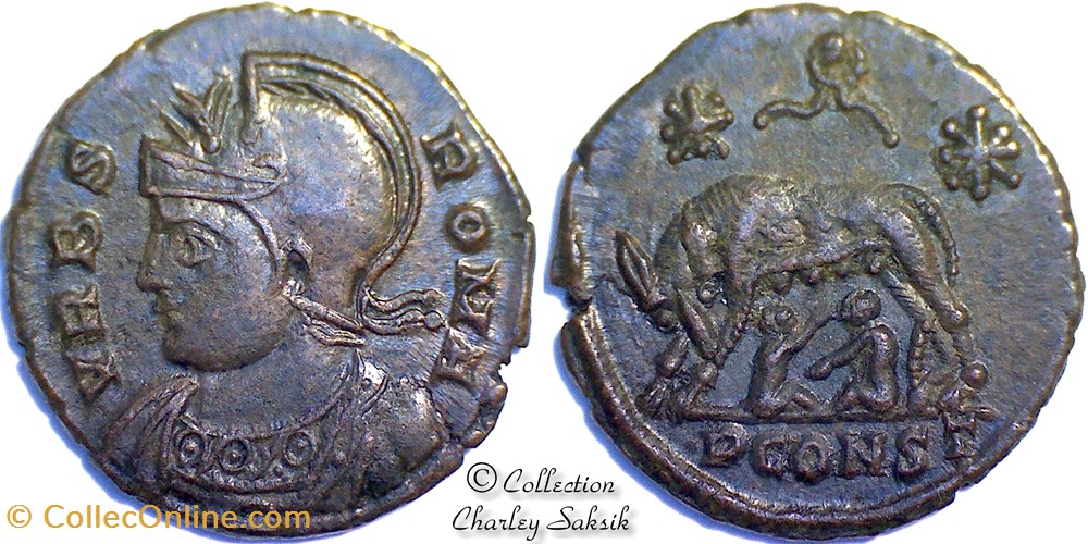 URBS ROMA - Arles monnaies antiques romaines republicaines imperiales urbs roma arles