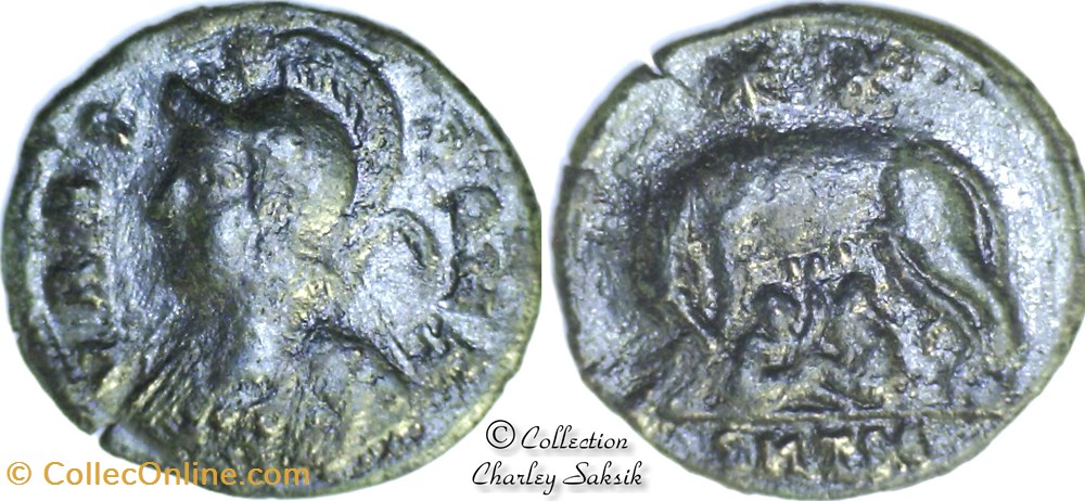 URBS ROMA - Théssalonique monnaies antiques romaines republicaines imperiales urbs roma thessalonique