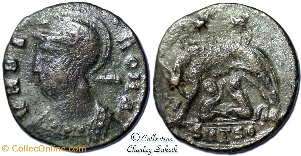 URBS ROMA - Théssalonique monnaies antiques romaines republicaines imperiales urbs roma thessalonique