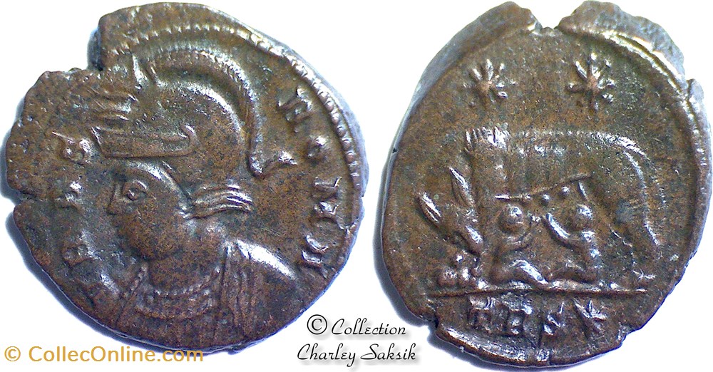 URBS ROMA - Trèves monnaies antiques romaines republicaines imperiales urbs roma treves