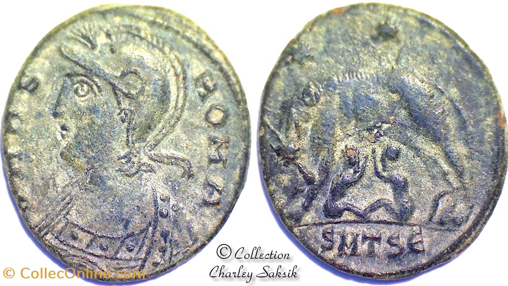 URBS ROMA - Théssalonique monnaies antiques romaines republicaines imperiales urbs roma thessalonique
