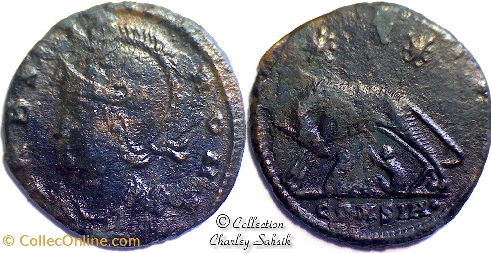 URBS ROMA - Constantinople monnaies antiques romaines republicaines imperiales urbs roma constantinople