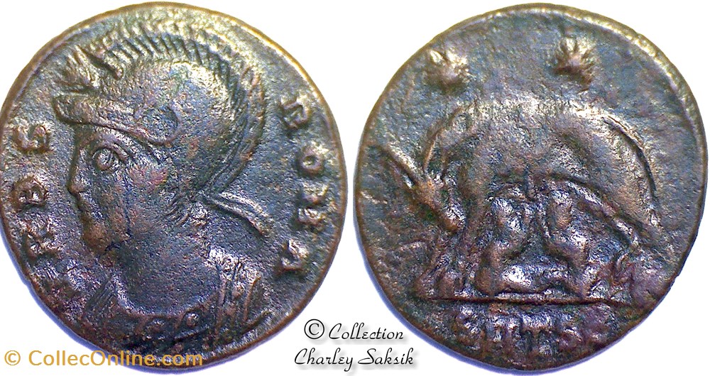 URBS ROMA - Théssalonique monnaies antiques romaines republicaines imperiales urbs roma thessalonique