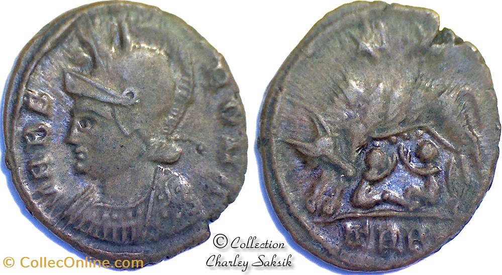 URBS ROMA - Trèves monnaies antiques romaines republicaines imperiales urbs roma treves