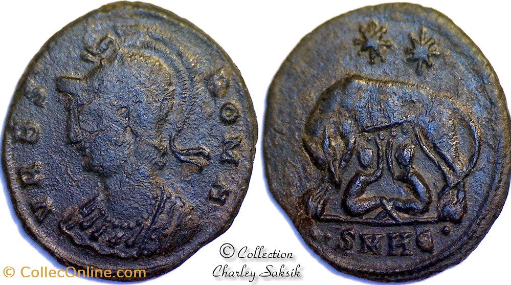 URBS ROMA - Héraclée monnaies antiques romaines republicaines imperiales urbs roma heraclee