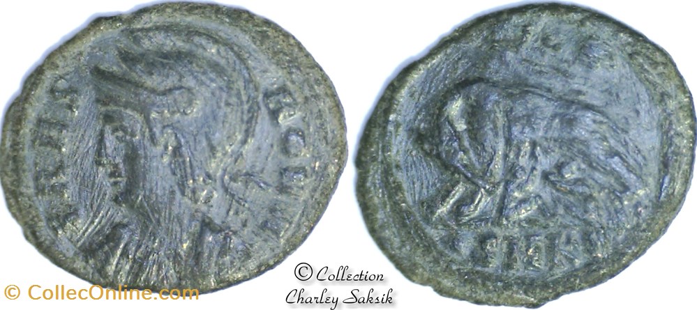 URBS ROMA - Cyzique monnaies antiques romaines republicaines imperiales urbs roma cyzique