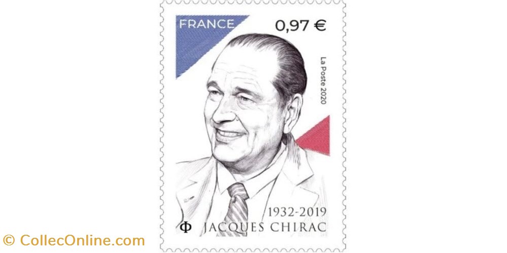 Timbre Jacques Chirac 2020 timbres timbre jacques chirac 2020