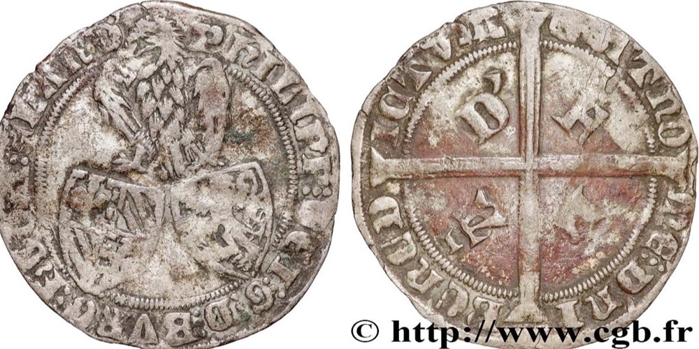 monnaies philippe le hardi gros a l aigle 1387