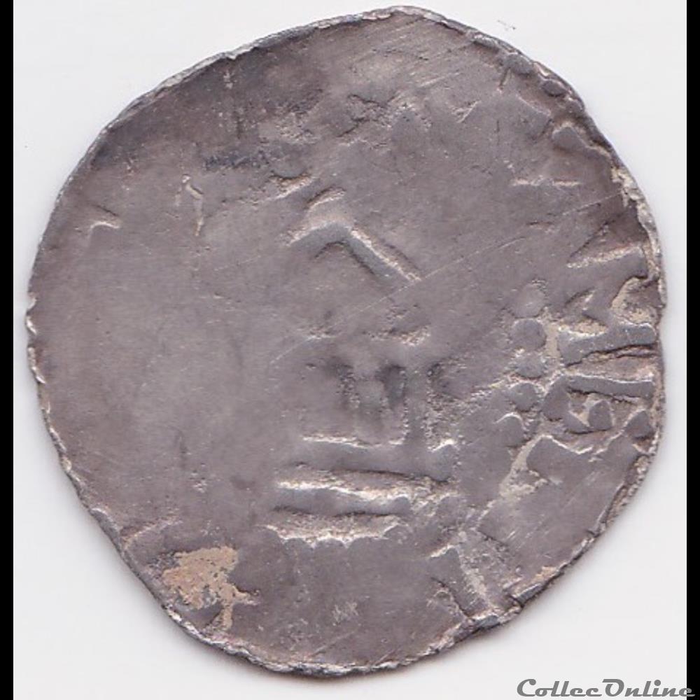VARIANTE INEDIT TYPE N°2 monnaie france feodale variante inedit type n 2