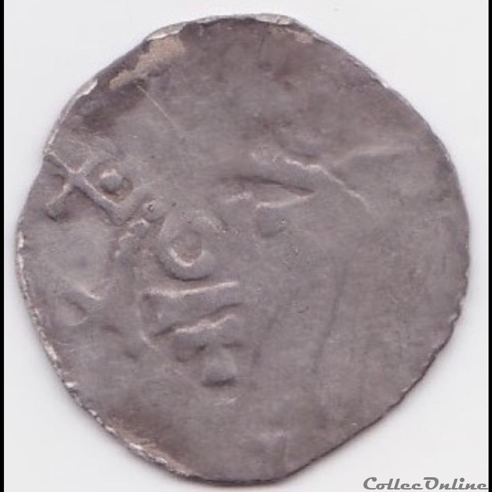 VARIANTE INEDIT TYPE N°2 monnaie france feodale variante inedit type n 2