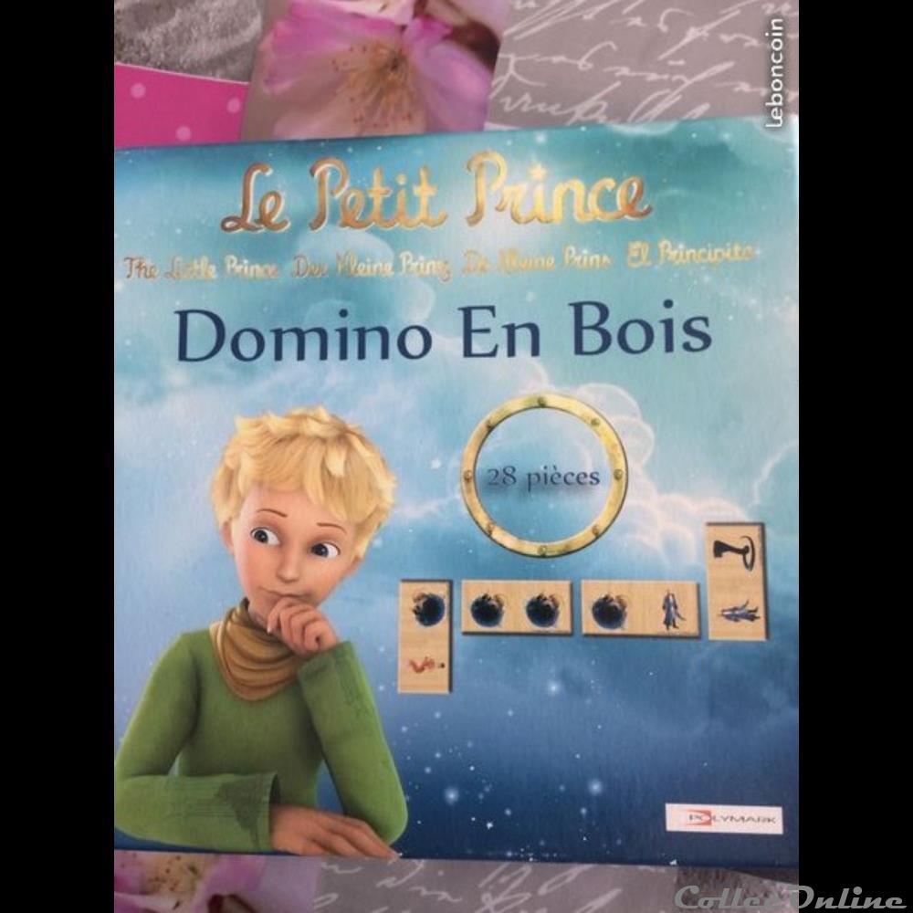 DOMINO EN BOIS PETIT PRINCE jeux jouet domino en bois petit prince