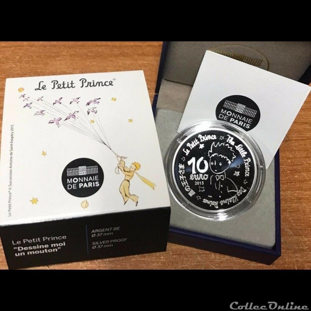 PIÈCE 10 EUROS 2015 "dessine moi un mouton" monnaie a france piece 10 euros 2015 dessine moi un mouton