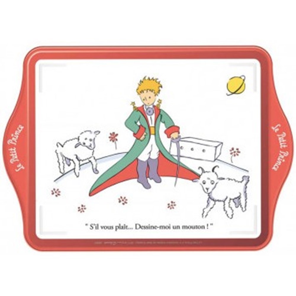Petit plateau métal Dessine moi un mouton art table argenterie assiettes plats petit plateau metal dessine moi un mouton