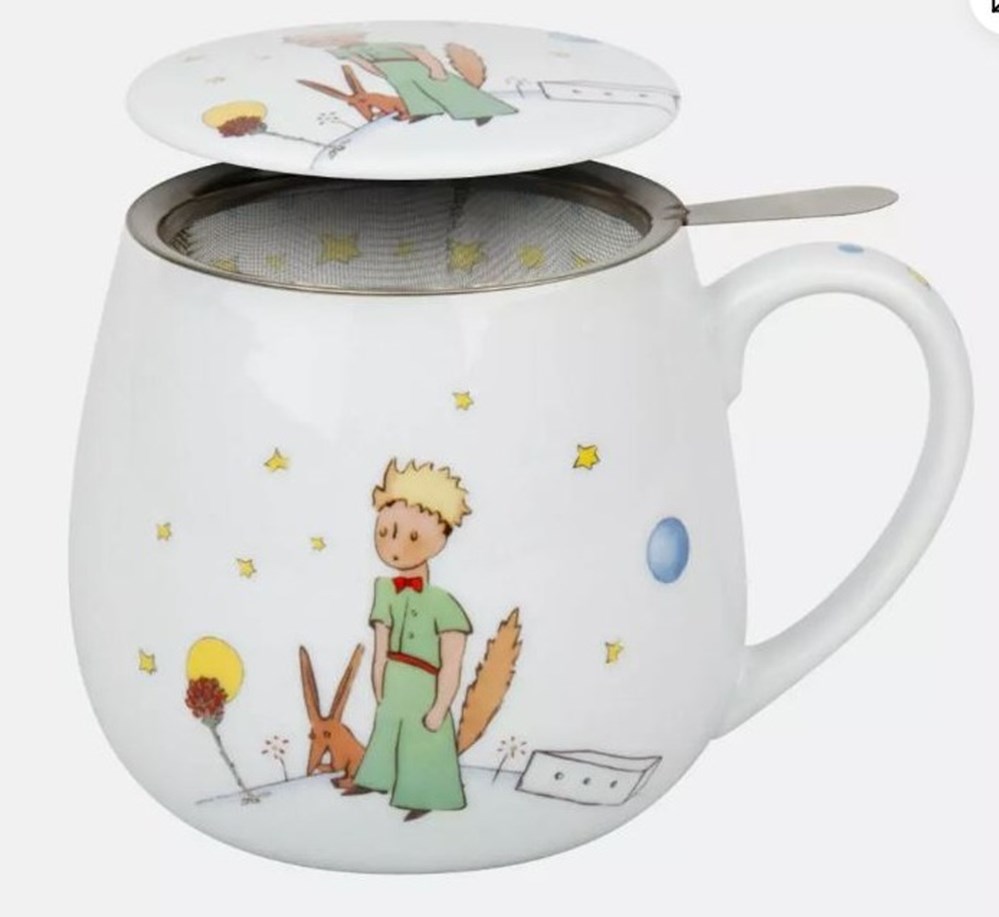 Tasse à Thé En Porcelaine Avec Filtre Könitz Le Petit Prince art de table argenterie service cafe tasses mugs tasse a the en porcelaine avec filtre konitz le petit prince