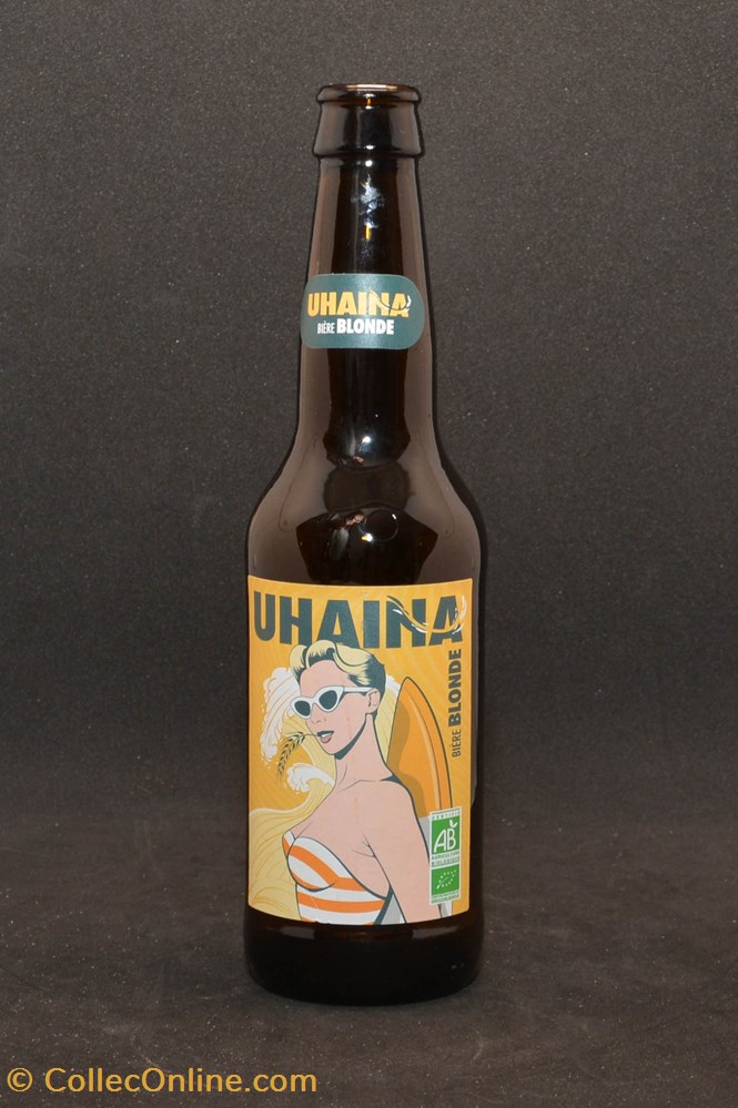 Uhaina - Blonde - FR - 5% - 33cl art la table argenterie bistrot alimentation bouteille uhaina blonde fr 5 33cl