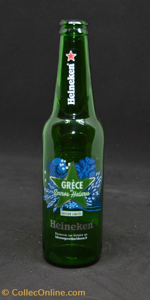 Heineken - Grèce - Blonde - FR - 5% - 33cl art la table argenterie bistrot alimentation bouteille heineken grece blonde fr 5 33cl
