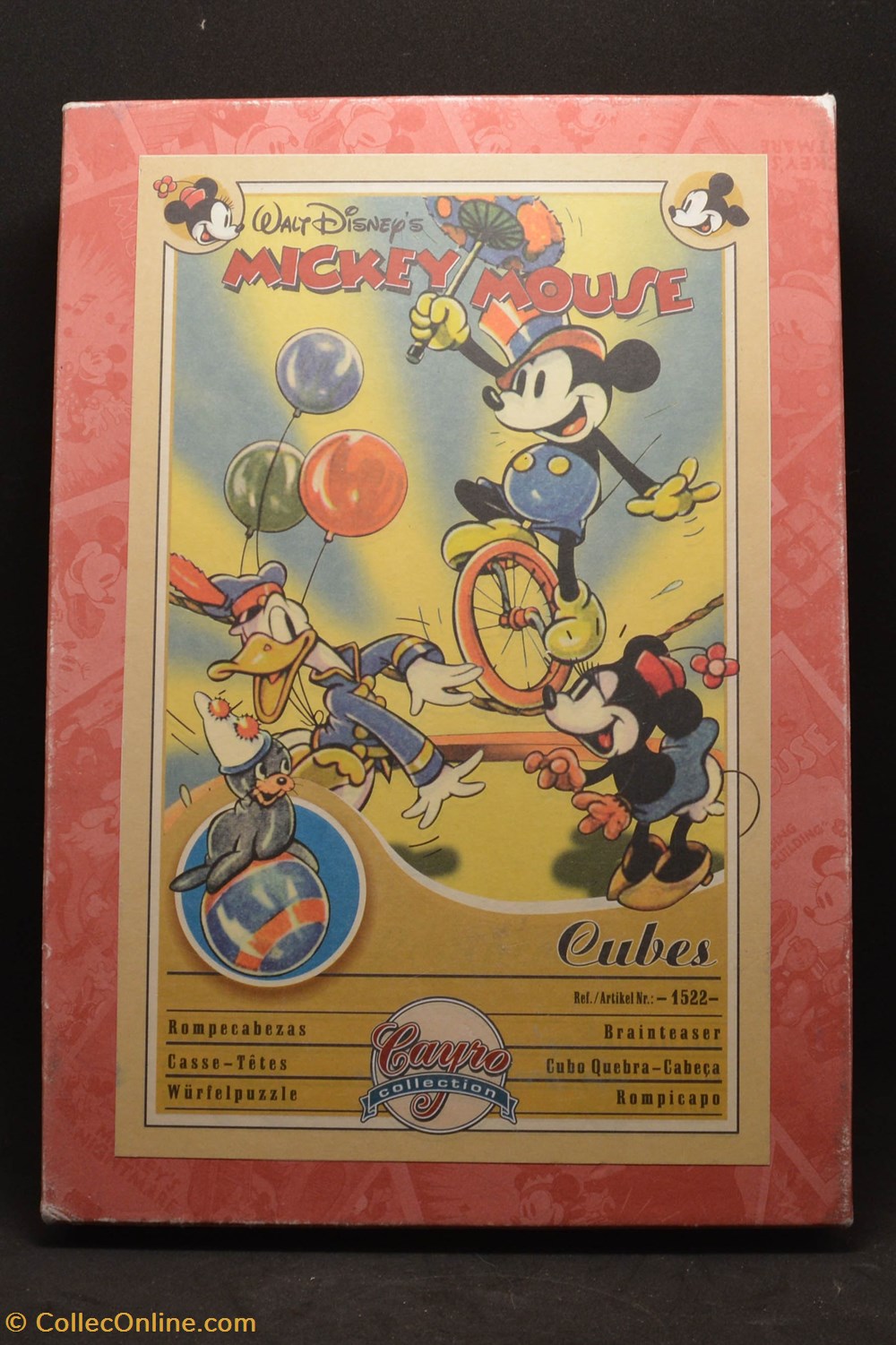 jeux de societe jouets casse tete puzzle disney 20 cubes mickey mouse