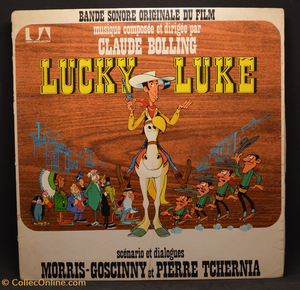 musique instruments disques vinyles vinyl 33 tours lucky luke bo