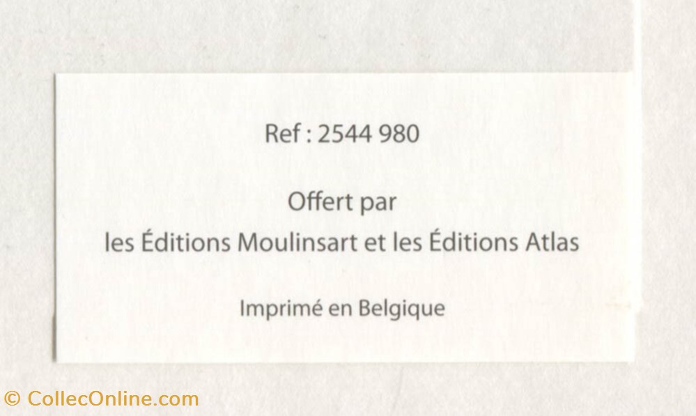 Lithographie - Moulinsart - 2012 - Le crabe aux pinces d'or carte postale lithographie moulinsart 2012 le crabe aux pinces or