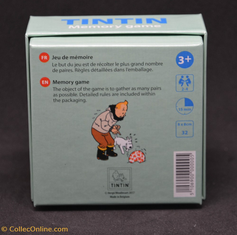 Jeux de mémoire - Moulinsart - 2017 - Actions 4 jouet jeux de memoire moulinsart 2017 actions