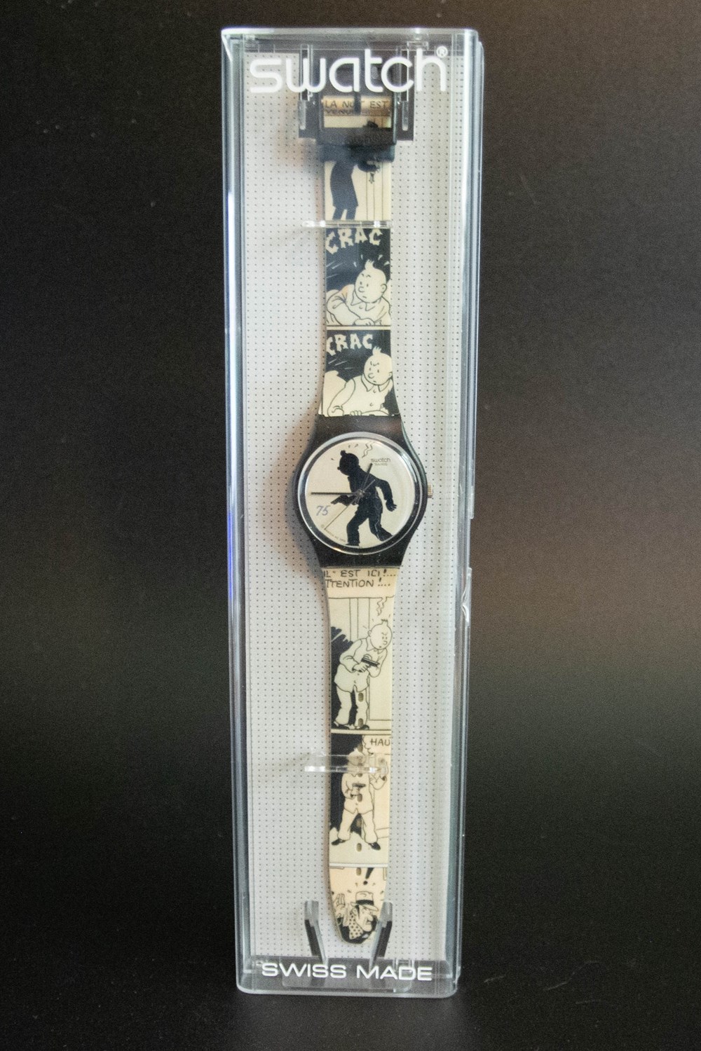 bijoux horlogerie montres montre swatch 2004 tintin