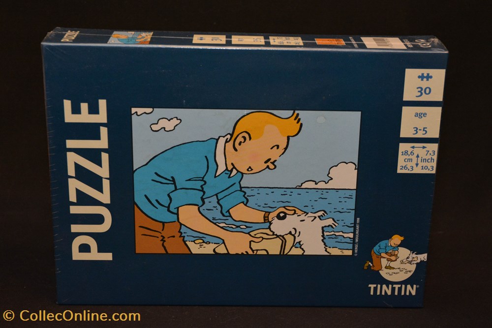 Moulinsart - 1998 - 30 pièces - Tintin et Milou jeux jouet puzzle moulinsart 1998 30 pieces tintin et milou