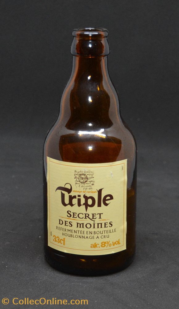Secret des moines - Triple - FR - 8% - 33cl art la table argenterie bistrot alimentation bouteille secret des moines triple fr 8 33cl
