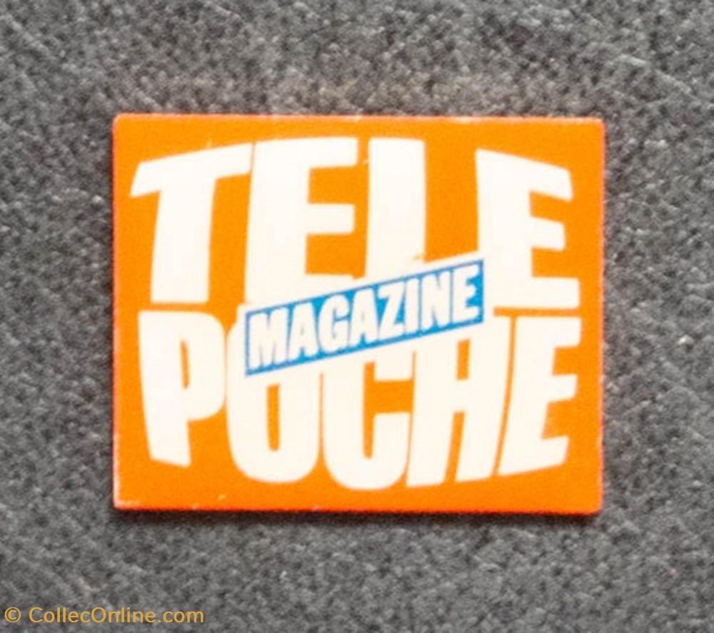 divers pin s badges tele poche logo