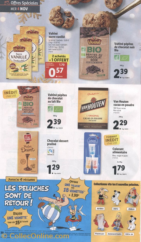 Lidl - Catalogue - 04/11 au 10/11 2020 - Opération peluche 2020 vieux papier publicite lidl catalogue 04 11 au 10 11 2020 operation peluche 2020