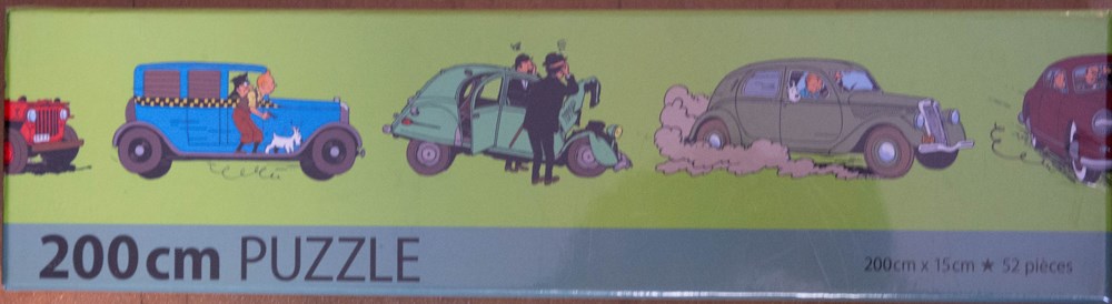 jeux de societe jouets casse tete puzzle moulinsart 52 pieces voiture