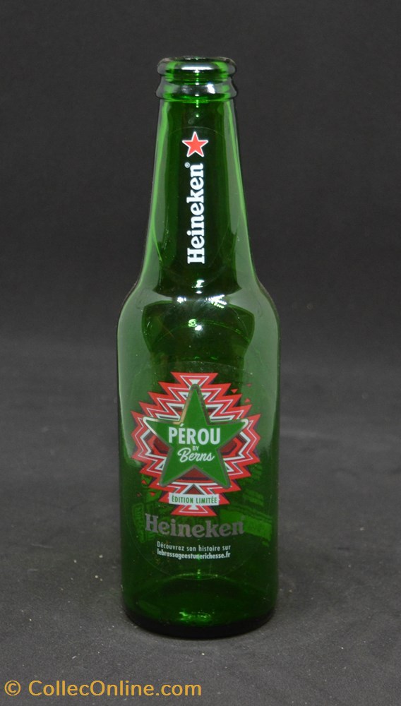 Heineken - Pérou - Blonde - FR - 5% - 25cl art la table argenterie bistrot alimentation bouteille heineken perou blonde fr 5 25cl