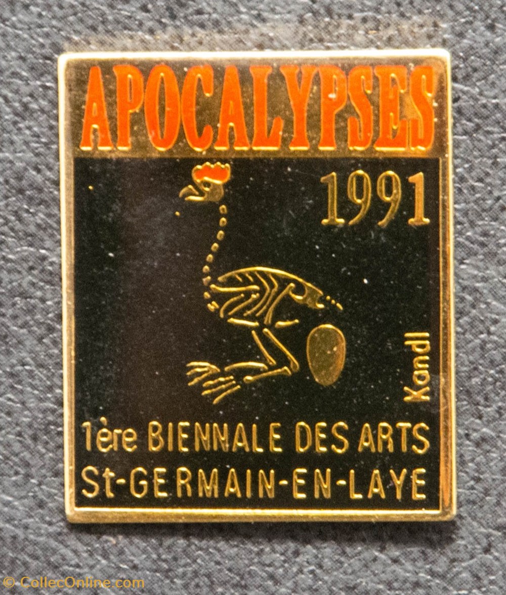 divers pin badges apocalypses 1991 st germain en laye