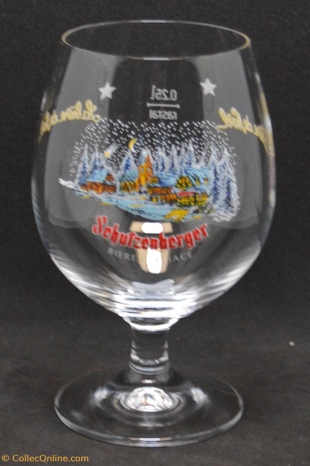 Schtzenberger - Biere de Noel art la table argenterie bistrot alimentation verres schtzenberger biere de noel