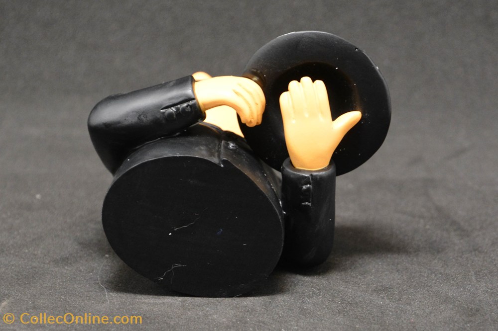 figurine buste dupond avec chapeau