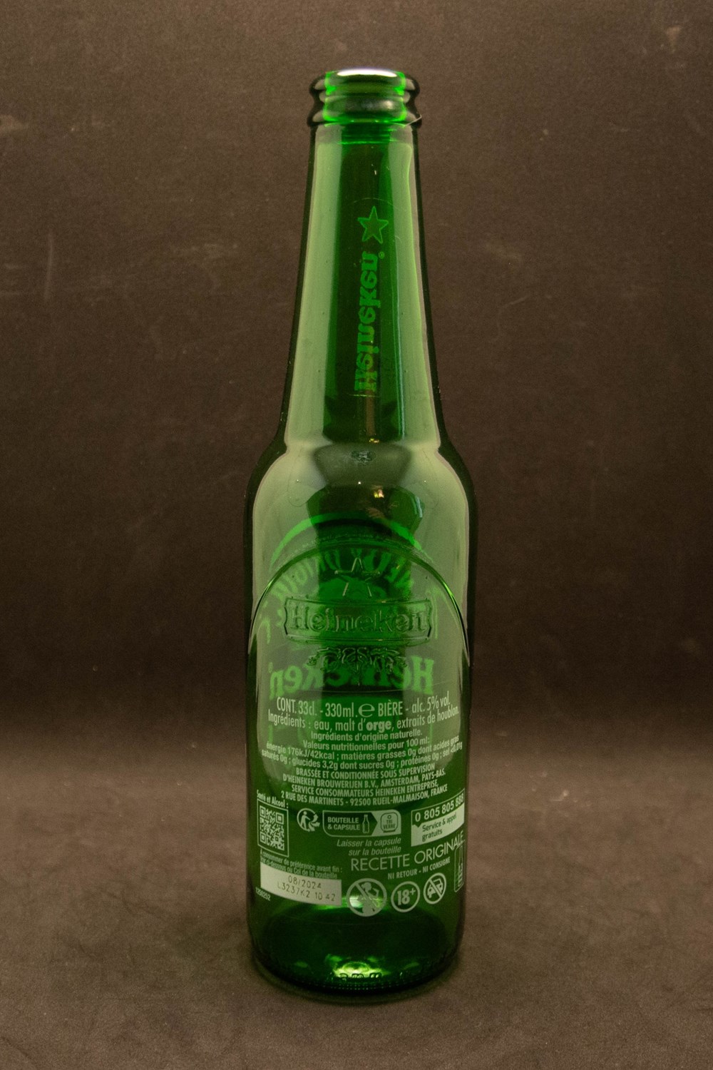 Heineken - Blonde - FR - 5% - 33cl art la table argenterie bistrot alimentation bouteilles heineken blonde fr 5 33cl