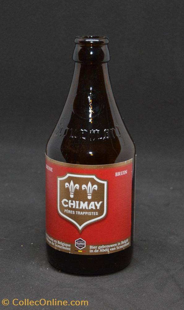 Chimay - Brune - BE - 7% - 33cl art de la table argenterie bistrot alimentation bouteille chimay brune be 7 33cl