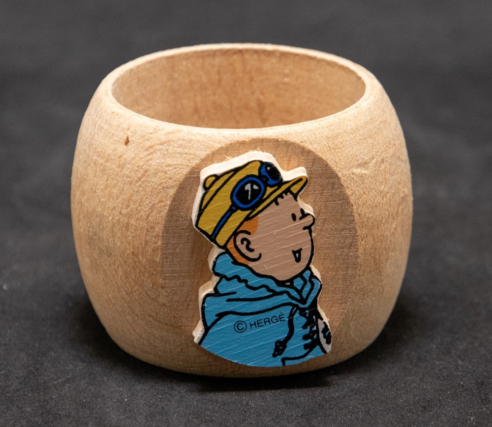 Rond de serviette - 1993 - Tintin divers decorations magnets autocollants rond de serviette 1993 tintin