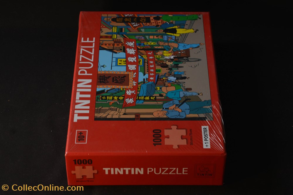 jeux jouet puzzle moulinsart 1000 pieces rue de shanghai