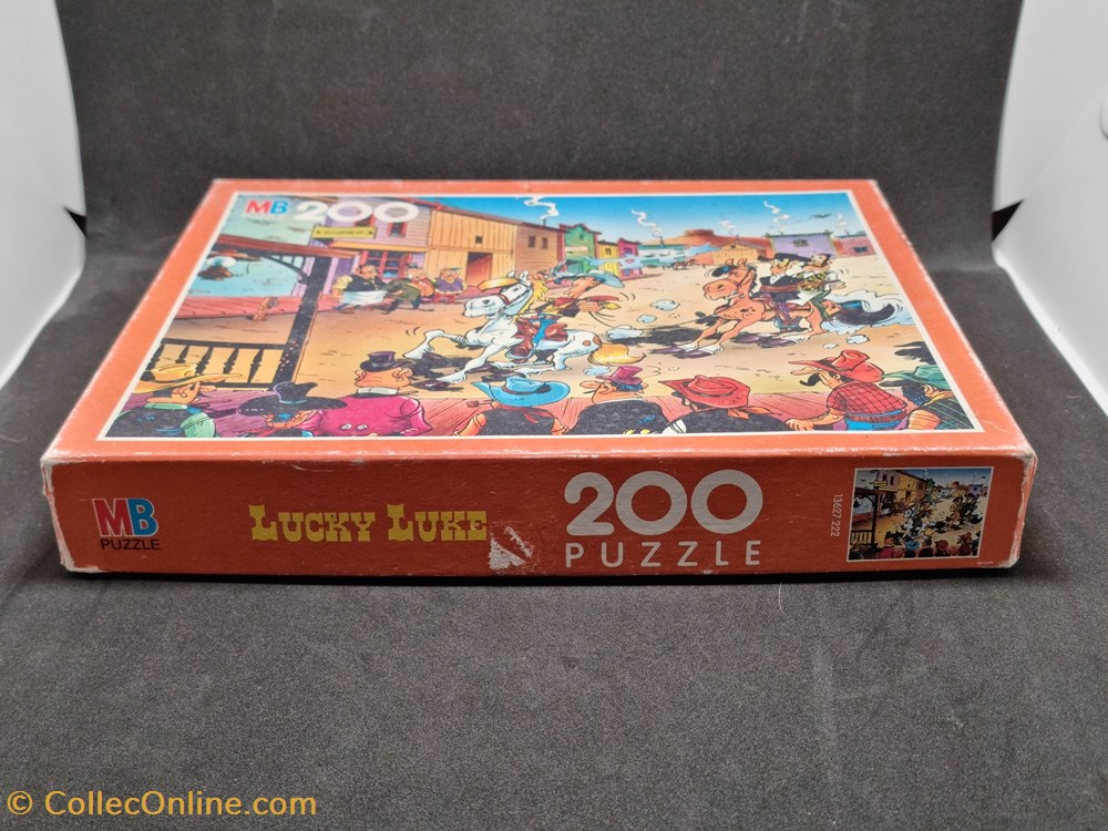 jeux jouets puzzle lucky luke mb 200 pieces 1993 la capture