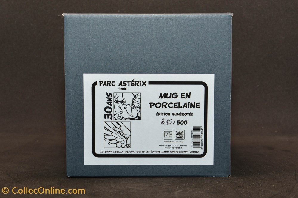 Mug - Parc Astérix - 2019 - 30 ans du parc - n°210/500 4 art de la table argenterie service the cafe tass mug parc asterix 2019 30 ans du parc n 210 500
