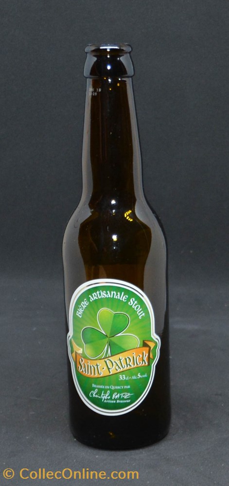 Saint-Patrick - Ambrée - FR - 5% - 33cl art de la table argenterie bistrot alimentation bouteille saint patrick ambree fr 5 33cl