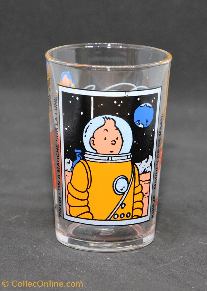 art de table argenterie verres 1994 amora serie 2 on a marche sur la lune petit