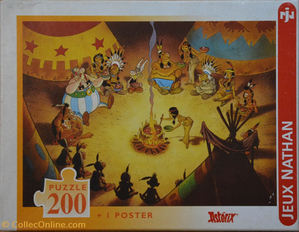 Nathan - 1995 - 200 pièces - Nuit indienne jeux de societe jouets casse tete puzzle nathan 1995 200 pieces nuit indienne