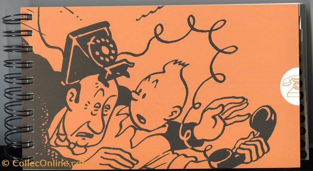 vieux papier autre repertoire telephonique moulinsart 2008 tintin et nestor