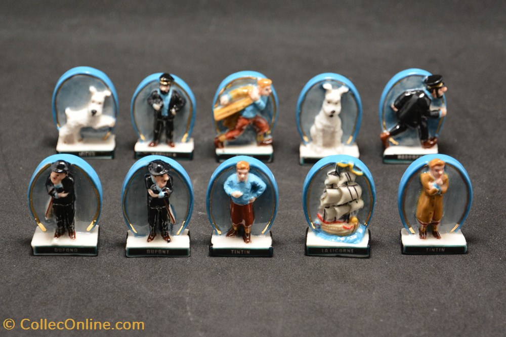 2012 - Série "Tintin" divers feves 2012 serie tintin
